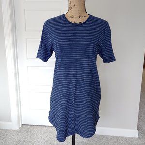 🛍️ BUNDLE ONLY | Pac Sun longer length blue stripe tunic Small